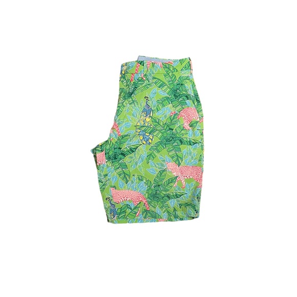 Polo Golf Ralph Lauren men’s tropical jaguar green Bermuda preppy short size 36 - Picture 7 of 11